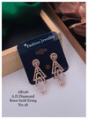 19 AB AD Dimaond Fancy Party Wear Earrings Manufacturers
